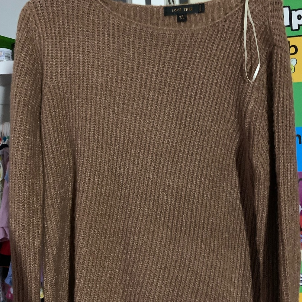 Brown sweater